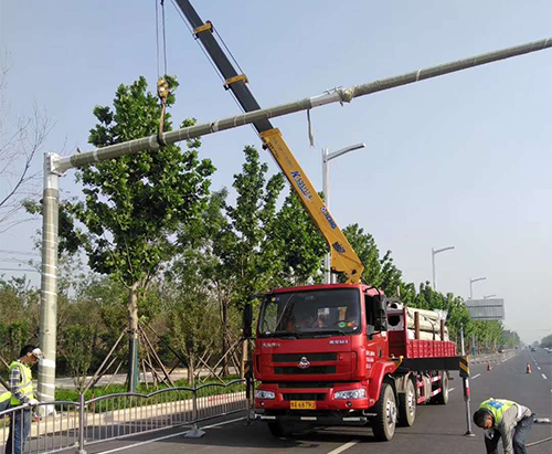 道路监控杆安装 道路监控杆安装